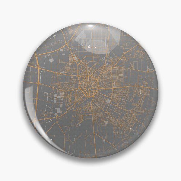 Item preview, Debrecen City Map of Hungary - Bauhaus designed and sold by deMAP.