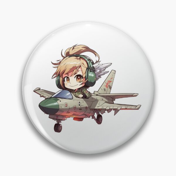 Artikelvorschau, Kampfpilot Chibi entworfen und verkauft von TheChibiStore.