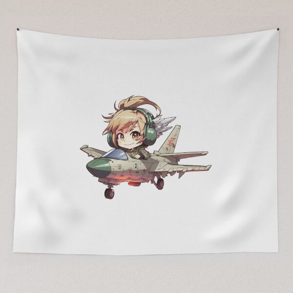 Artikelvorschau, Kampfpilot Chibi entworfen und verkauft von TheChibiStore.