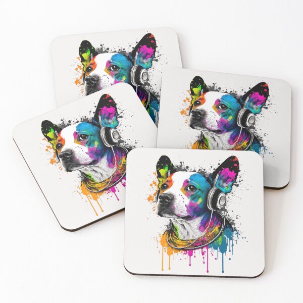 Item preview, Classic T-shirt, Music Dog designed and sold by Duperdu.