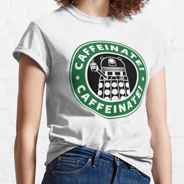 ¡Cafeína! ¡Exterminar! Camiseta clásica