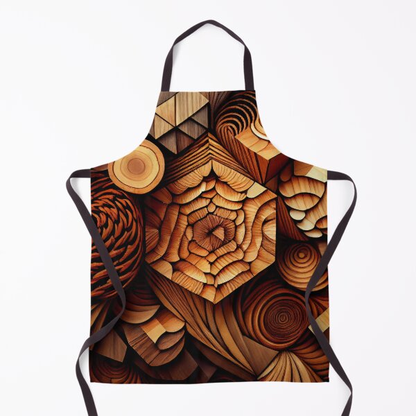 Artikelvorschau, Crafty Wood Pattern Digital Painting entworfen und verkauft von CodeAndColors.
