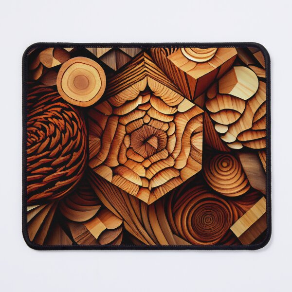 Artikelvorschau, Crafty Wood Pattern Digital Painting entworfen und verkauft von CodeAndColors.