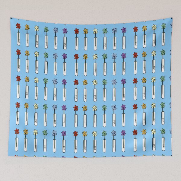 Item preview, Flores del arco iris en Science Beaker designed and sold by wenarts.