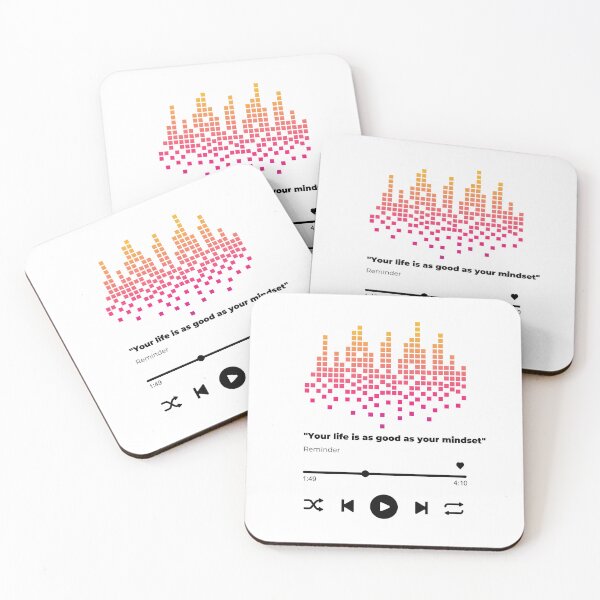Item preview, Play music interface with Motivational quotes cute  designed and sold by artacalla.