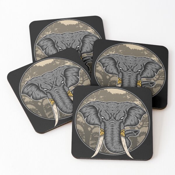 Item preview, Wild Elephant Vector designed and sold by WODEXZ.