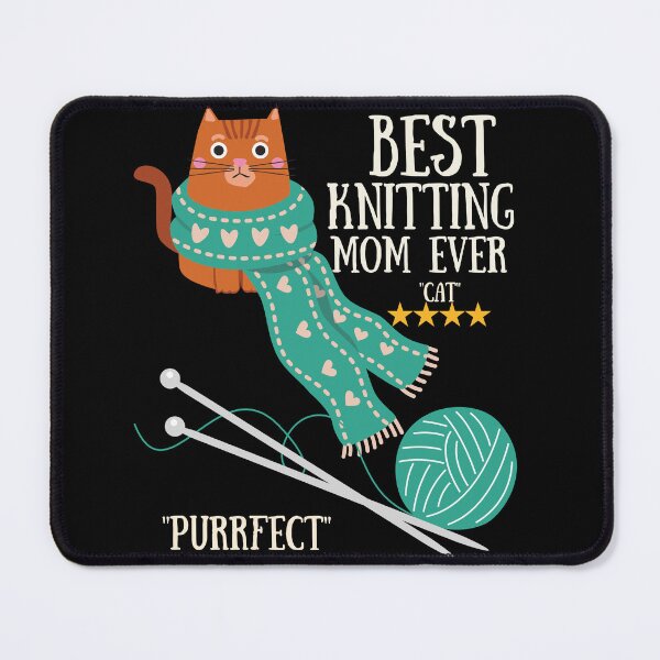Item preview, Best knitting Mom ever, cat. designed and sold by Tanya Mihe.