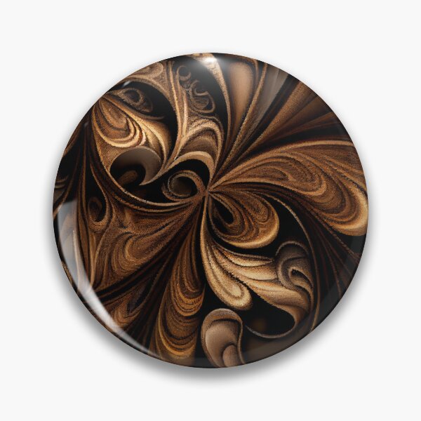 Artikelvorschau, Mystical Brown Smooth Coarse Eclectic Pattern Digital Painting entworfen und verkauft von CodeAndColors.