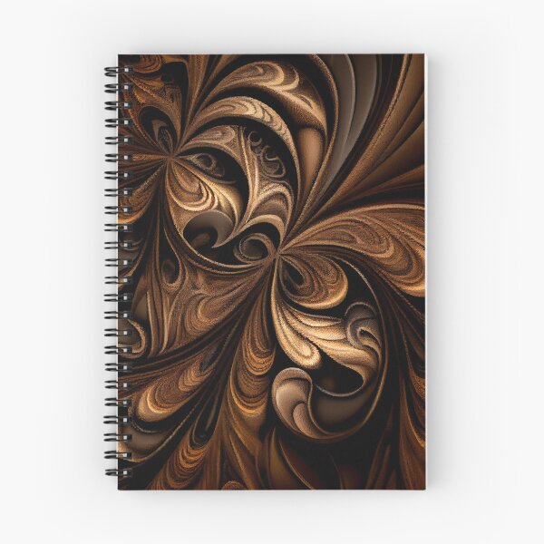 Item preview, Mystical Brown Smooth Coarse Eclectic Pattern Digital Painting designed and sold by CodeAndColors.