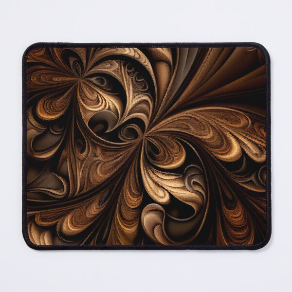 Item preview, Mystical Brown Smooth Coarse Eclectic Pattern Digital Painting designed and sold by CodeAndColors.