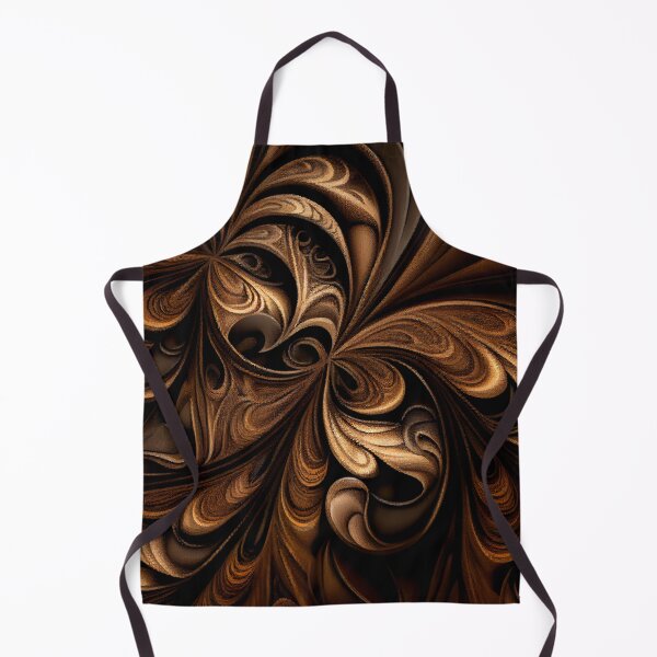 Item preview, Mystical Brown Smooth Coarse Eclectic Pattern Digital Painting designed and sold by CodeAndColors.