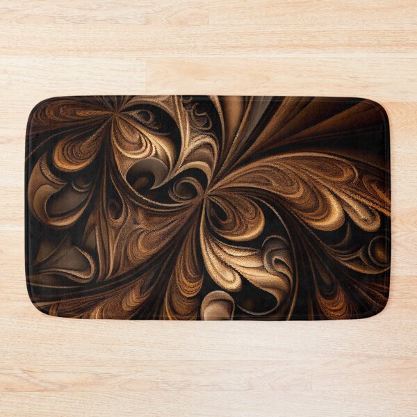 Item preview, Mystical Brown Smooth Coarse Eclectic Pattern Digital Painting designed and sold by CodeAndColors.