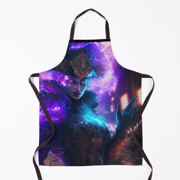 Item preview, The Mage - Female Mage, Sorceress, Techno Enchantress, Very High Resolution - Original Artwork designed and sold by CloudofKnowing.