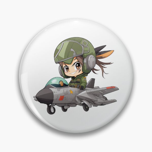Item preview, Chibi Fighter Pilot designed and sold by TheChibiStore.
