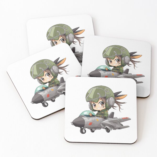Artikelvorschau, Kampfpilot Chibi entworfen und verkauft von TheChibiStore.