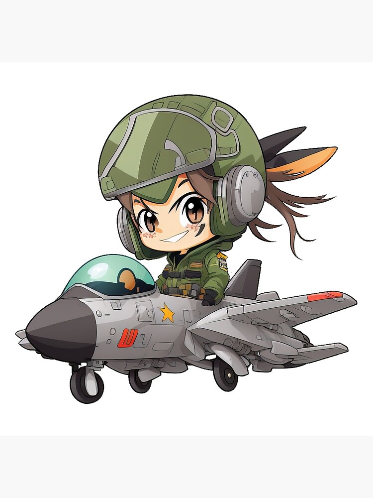 Fighter Aircraft Anime Military Aircraft Framed Art Prints Wall Decor –  UnixCanvas