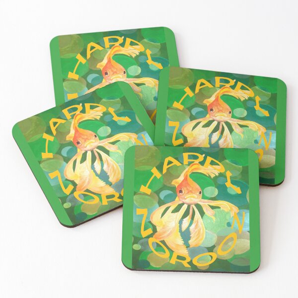 Item preview, Happy Norooz Goldfish With Green Bubbles designed and sold by taiche.
