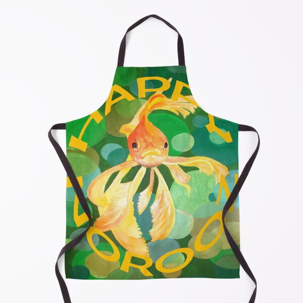 Item preview, Happy Norooz Goldfish With Green Bubbles designed and sold by taiche.