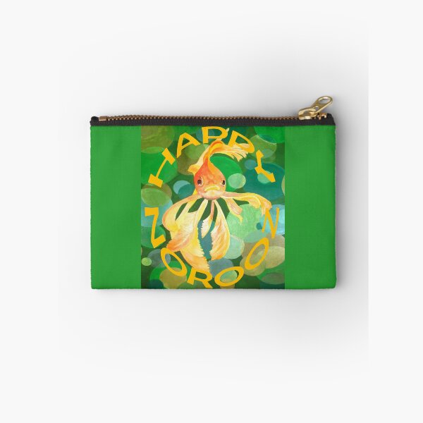 Item preview, Happy Norooz Goldfish With Green Bubbles designed and sold by taiche.