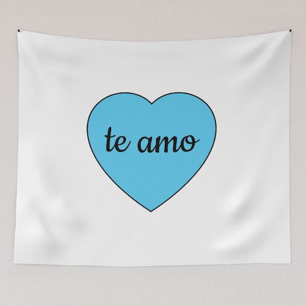 Item preview, Te amo - I love you in Spanish -  Heart corazon Valentines Day designed and sold by Inspirationmotivation.