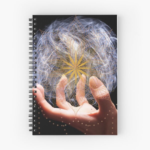 Item preview, Magical Floral Mandala White Orb Of Light, Fantasy Aesthetic Luminous Art designed and sold by Flowerartlovers.