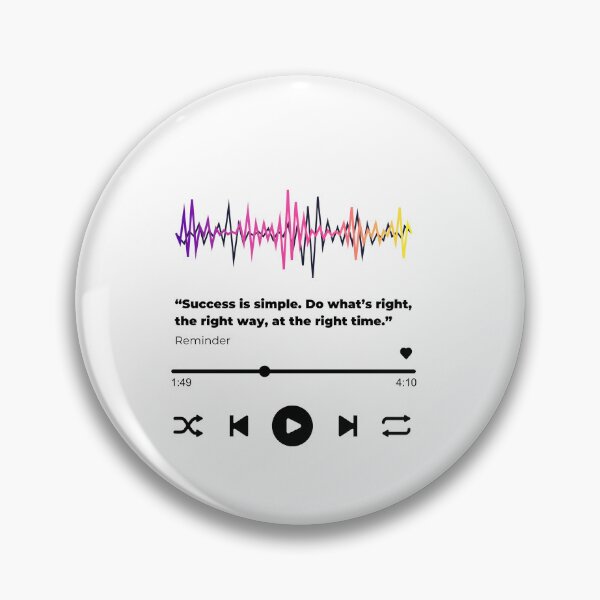 Item preview, Play music interface with Motivational quotes cute  designed and sold by artacalla.