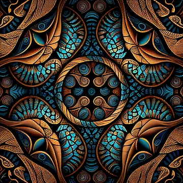 Vorschaubild zum Design Scaley Transitional Pattern Digital Painting von CodeAndColors