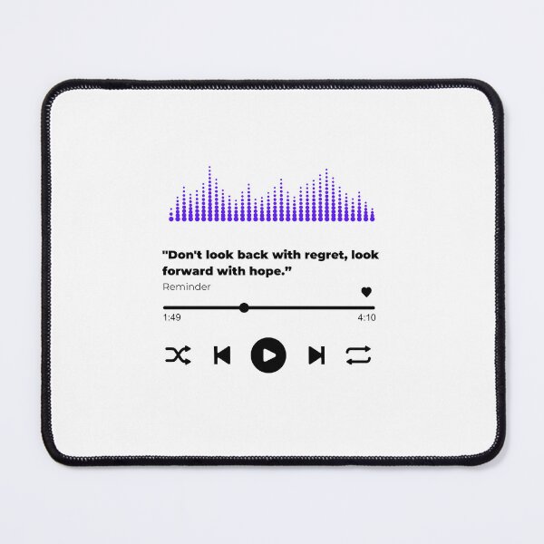 Item preview, Play music interface with Motivational quotes cute  designed and sold by artacalla.