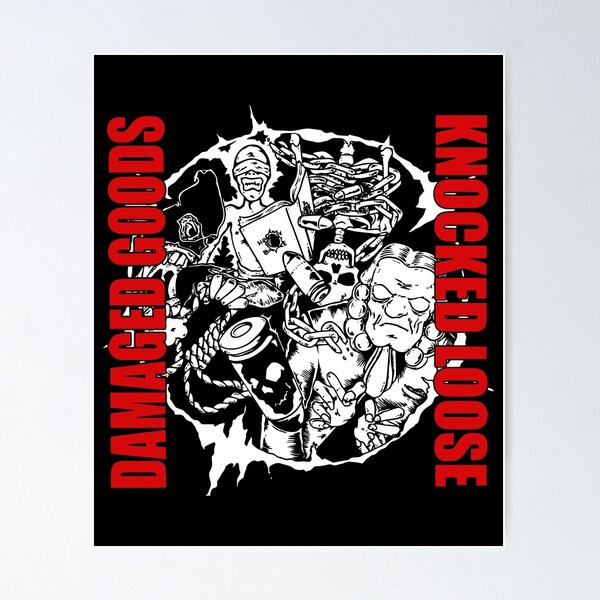 Item preview, Knocked Loose Damaged Goods designed and sold by SKAMATS.