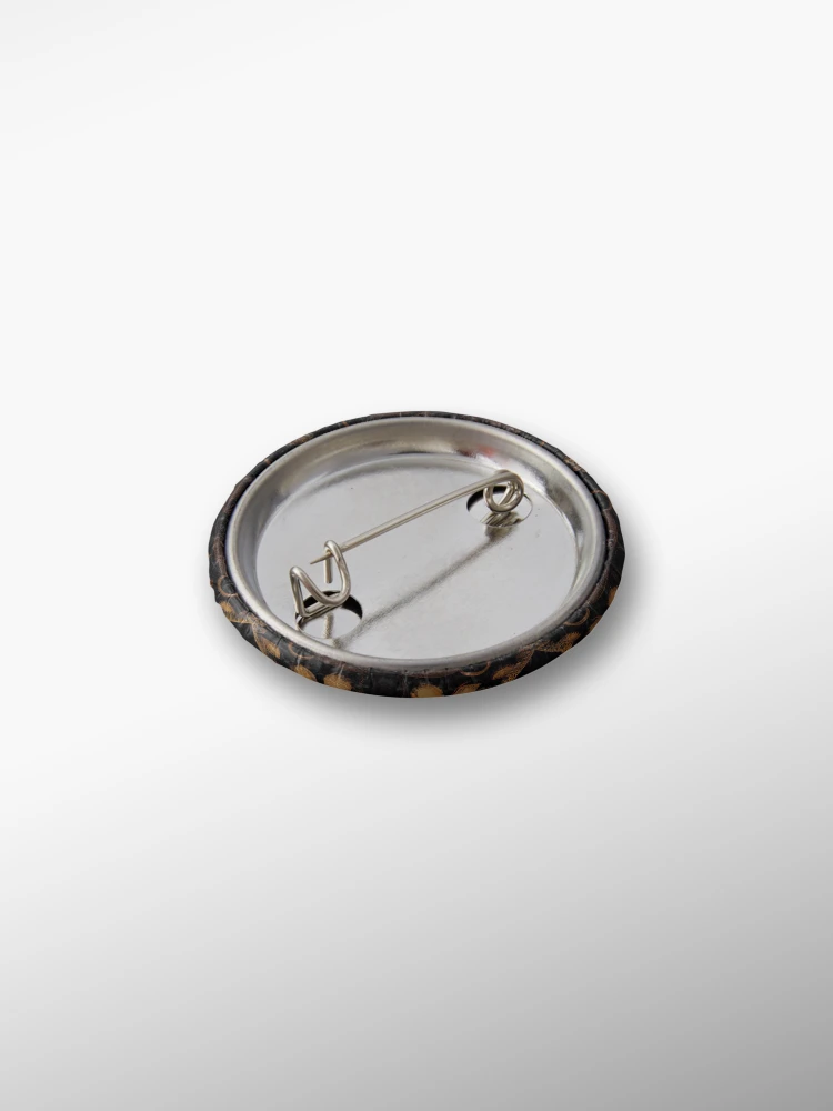 Thumbnail 2 von 3, Button, Symmetrical Dark Country Pattern Digital Painting designt und verkauft von CodeAndColors.