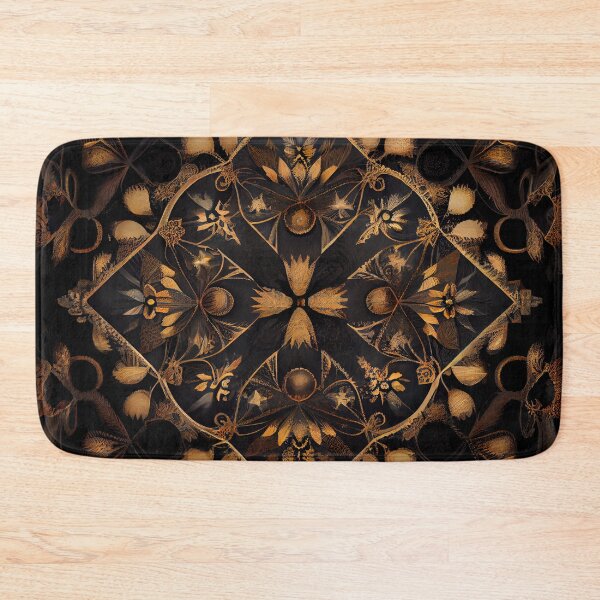 Item preview, Symmetrical Dark Country Pattern Digital Painting designed and sold by CodeAndColors.