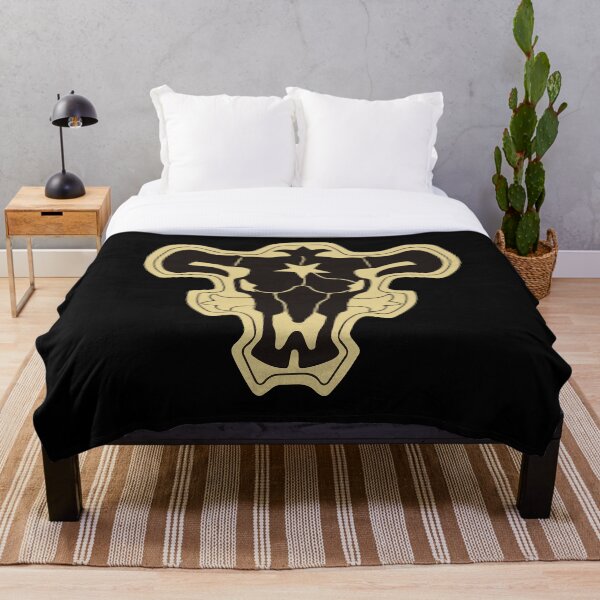Black Clover Black Bulls Throw Blanket