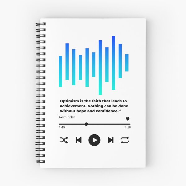 Item preview, Play music interface with Motivational quotes cute  designed and sold by artacalla.