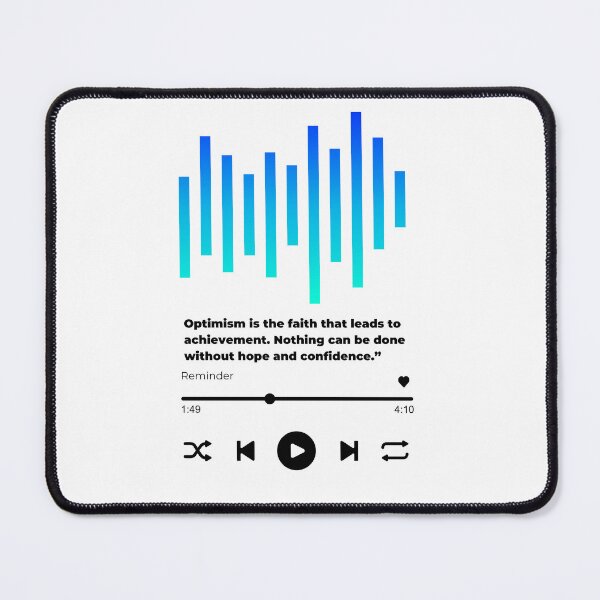 Item preview, Play music interface with Motivational quotes cute  designed and sold by artacalla.