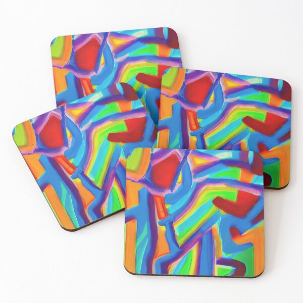 Item preview, Colorful paint strokes  designed and sold by lalylaura.