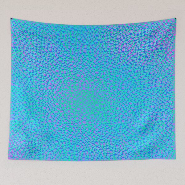 Item preview, Neon Blue, Neon Green and Purple Tones Leopard Pattern Design designed and sold by theprintedclub.