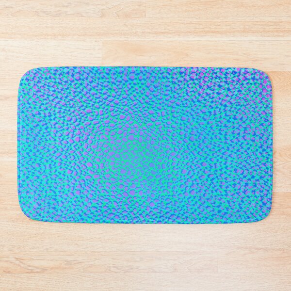 Item preview, Neon Blue, Neon Green and Purple Tones Leopard Pattern Design designed and sold by theprintedclub.