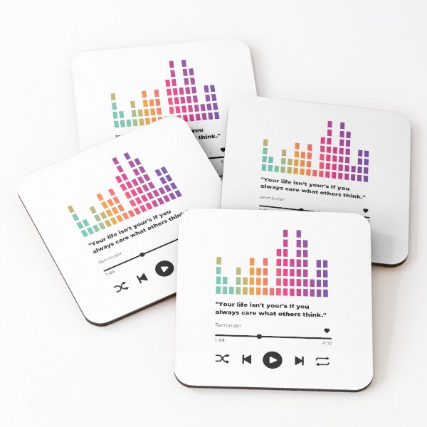 Item preview, Play music interface with Motivational quotes cute  designed and sold by artacalla.