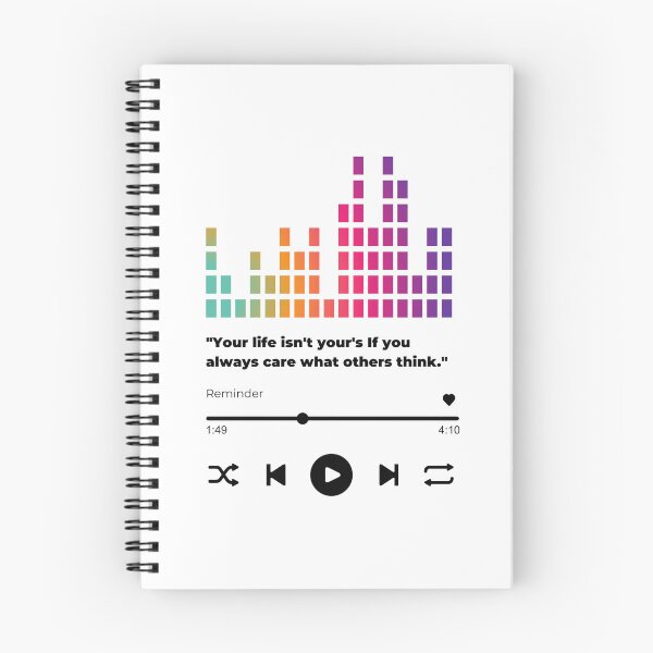 Item preview, Play music interface with Motivational quotes cute  designed and sold by artacalla.