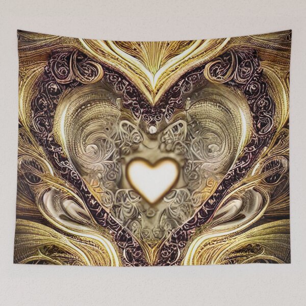 Item preview, Glowing heart designed and sold by moonspirits.