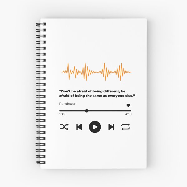 Item preview, Play music interface with Motivational quotes cute  designed and sold by artacalla.
