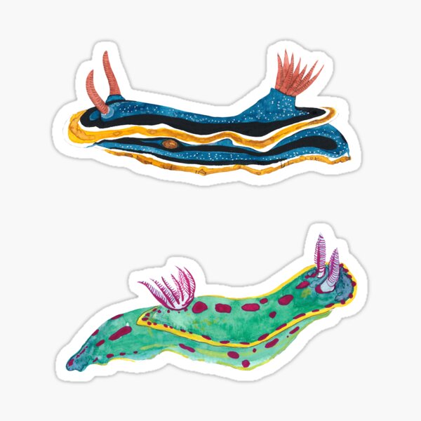 Item preview, NUDIBRANCHIA (light blue) designed and sold by BEATRIZ ABAITUA.