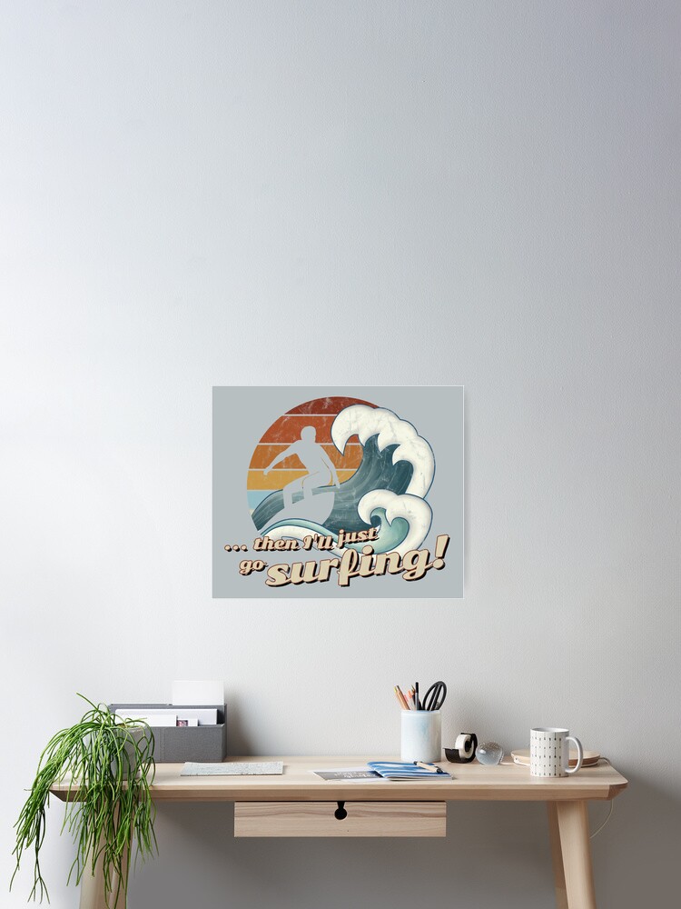 40 YEARS OF SURFER コラージュポスター 1989 HOMMAGE AU SURF Surfing Competition Print - Digital