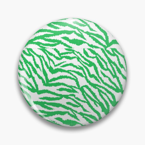 Item preview, Green and White Tiger Stripes designed and sold by Mark Cannon.