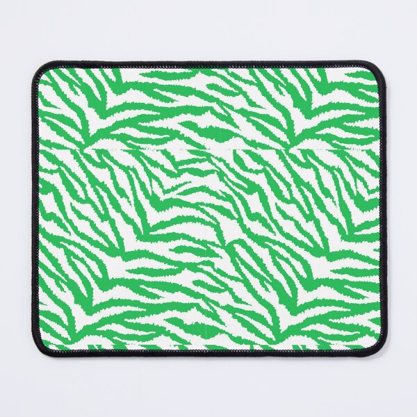 Item preview, Green and White Tiger Stripes designed and sold by Mark Cannon.