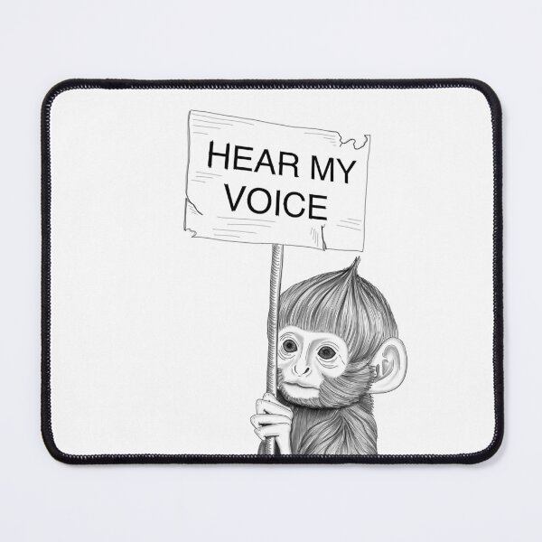 Item preview, Hear My Voice Monkey designed and sold by TasiaZenzura.