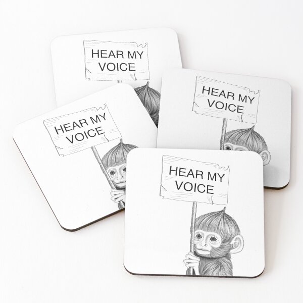 Item preview, Hear My Voice Monkey designed and sold by TasiaZenzura.