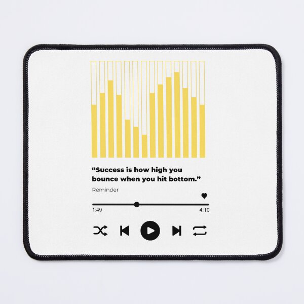 Item preview, Play music interface with Motivational quotes cute  designed and sold by artacalla.