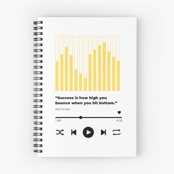 Item preview, Play music interface with Motivational quotes cute  designed and sold by artacalla.