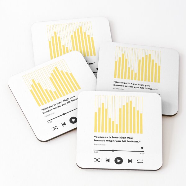 Item preview, Play music interface with Motivational quotes cute  designed and sold by artacalla.